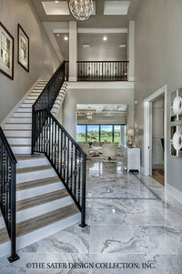 Monterchi Home Plan #6965-Foyer Stairway