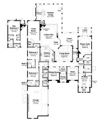 Vittoria Main Level Floor Plan - Plan #6966