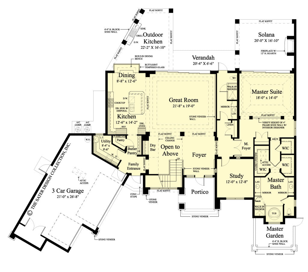 Moderno floor plan