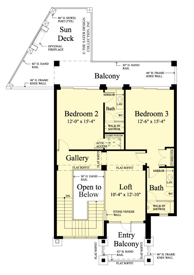 Moderno second floor plan
