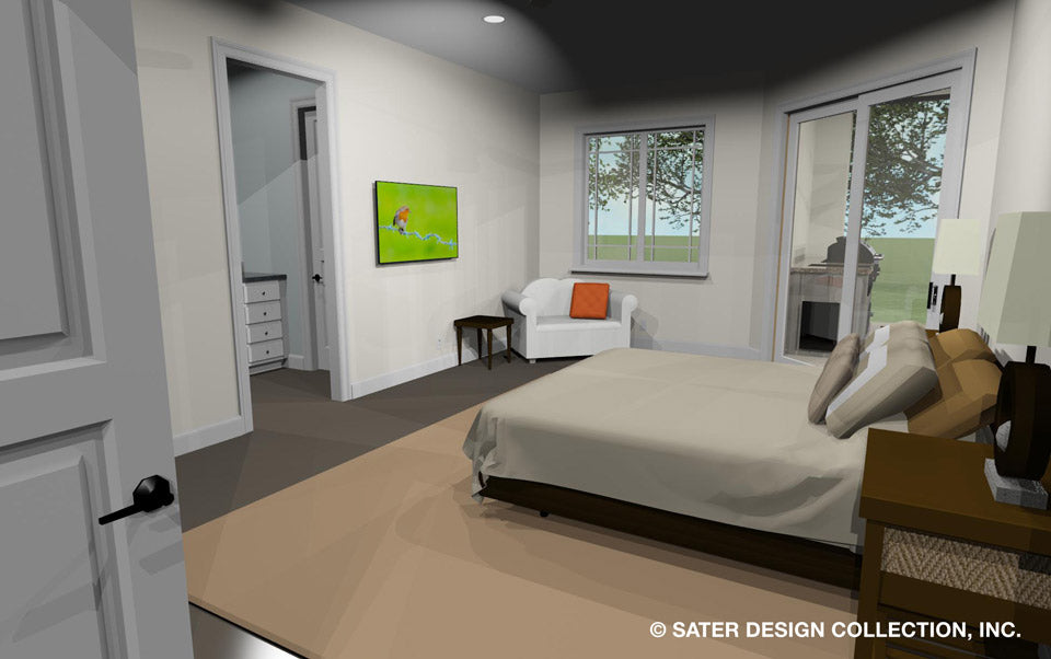 Emery House Plan guest bedroom