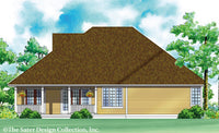 Riverwood Home-Rear Elevation Render Image-Plan #7001