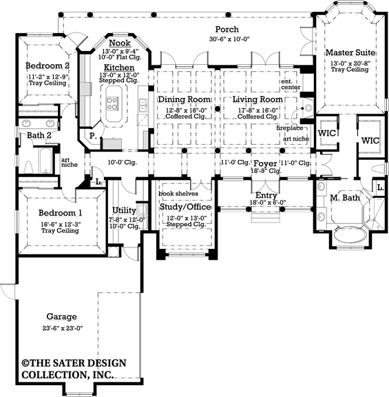 Ashton Oaks Main Floor Plan -Plan #7004