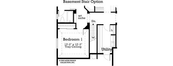 Marcella-Optional Basement Stairs Floor Plan-Plan #7005
