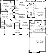 Chantel Home Floor Plan -Plan #7011