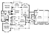 Huntington-Main Level Floor Plan-#7015