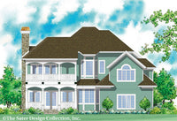 Sidonia-Rear Elevation-Plan #7017