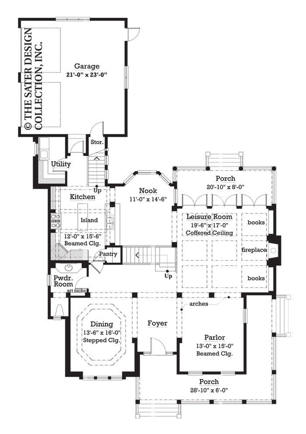 Maravella-Main Level Floor Plan-#7018