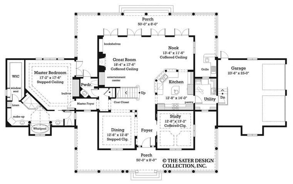 Jefferson- Main Level Floor Plan -#7022