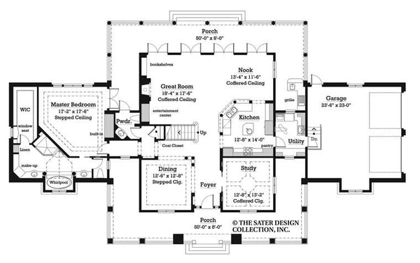 Georgette-Main Level Floor Plan-Plan #7024