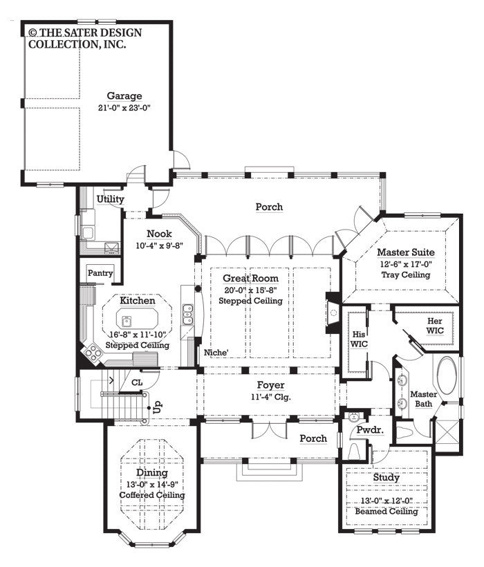 Bricewood- Main Level Floor Plan -#7025