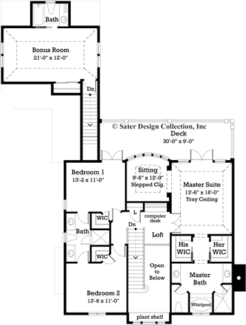 charissa-upper level floor plan-7029