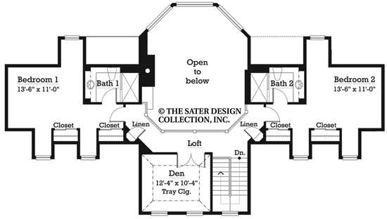 Holbrook Upper Level Floor Plan -#7031