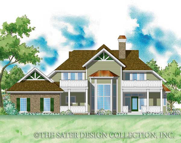 Meadowsbrook-Rear Elevation Render Image-Plan #7042