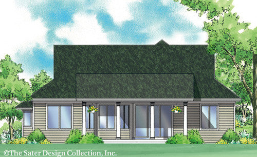 Sargent-Rear Elev Rendering-Plan #7053