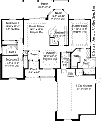 Cassidy Home Floor Plan -Plan #7054