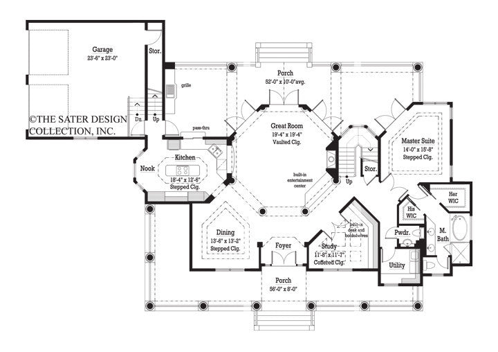cloverdale-main level floor plan-#7058