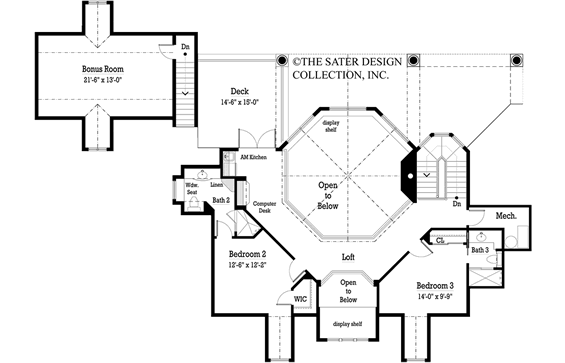 Cloverdale-Upper Level Floor Plan-#7058