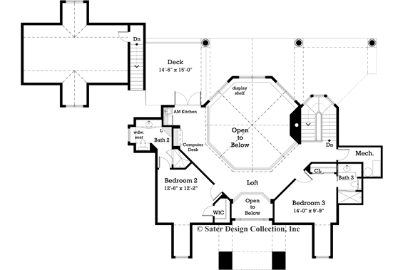 newberry-upper level floor plan-#7059