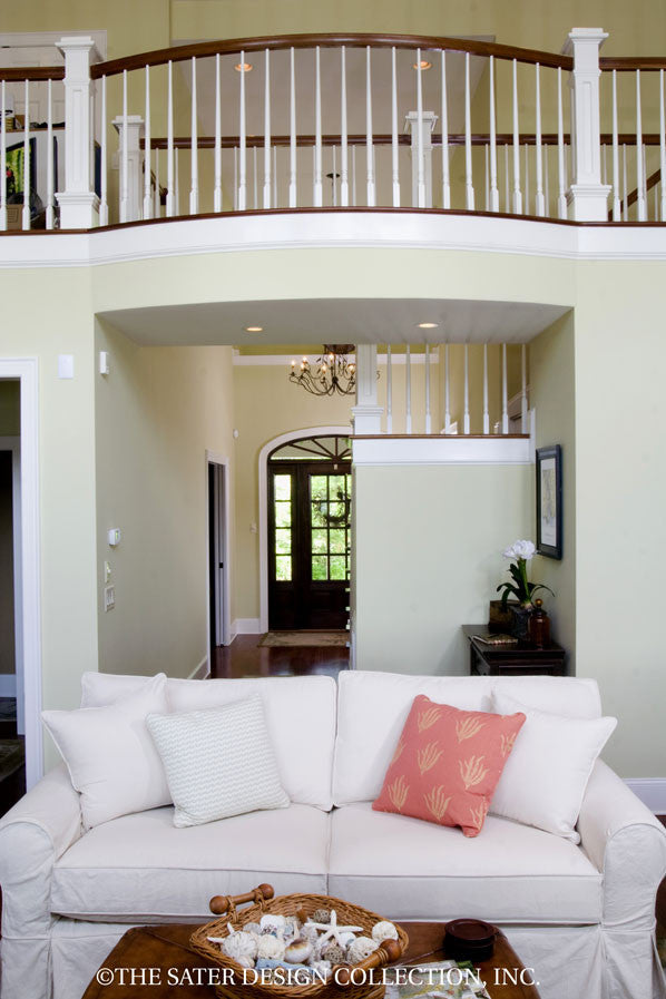 Oak Island Home Plan 7062 Entry stairs