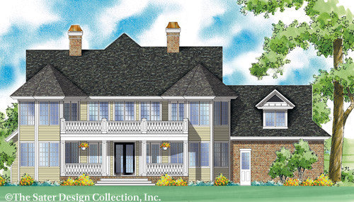 Vernay-Rear Elevation-Plan #7063