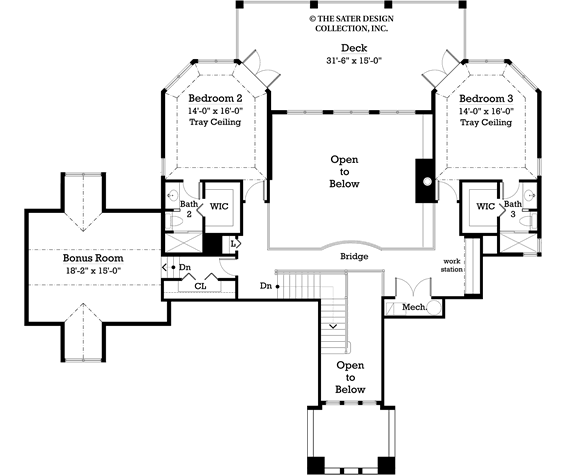 Vernay-Upper Level Floor Plan-#7063