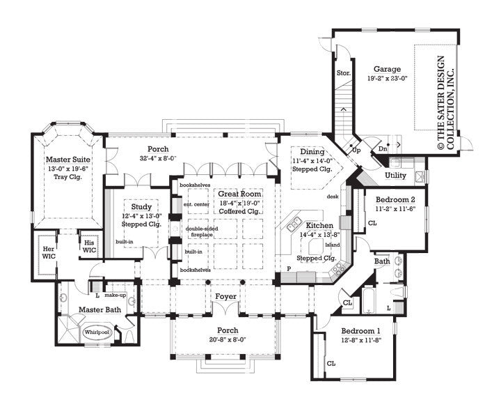 Madison-Main Floor Plan-Plan # 7064