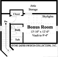 Lexington-Upper Level Floor Plan-Plan #7065