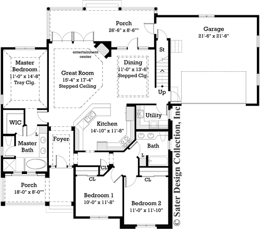 Auberry-Main Level Floor Plan -#7069