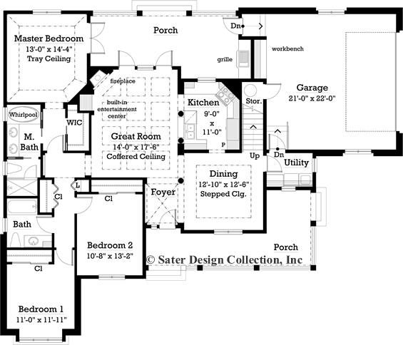 laurel lake-main level floor plan-#7075