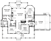 Cadenwood-Main Level Floor Plan-Plan #7076