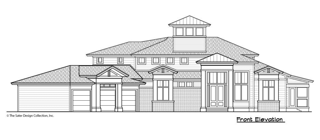 Buttercup House Plan, front elevation