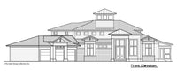Buttercup House Plan, front elevation