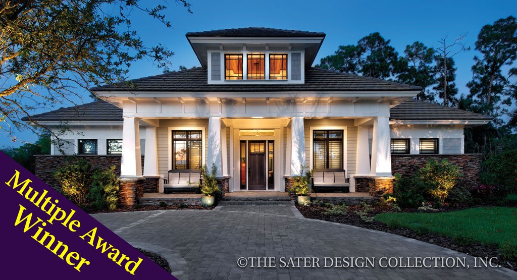 Prairie Pine Court House Plan Sater Design