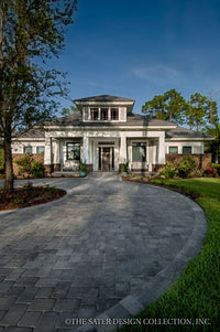 Prairie Pine Court Front Entrance - Plan 7083 craftsman home plan