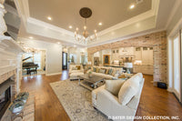 Bayberry Lane House Plan great room and kitchen