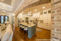 Bayberry Lane House Plan kitchen and foyer