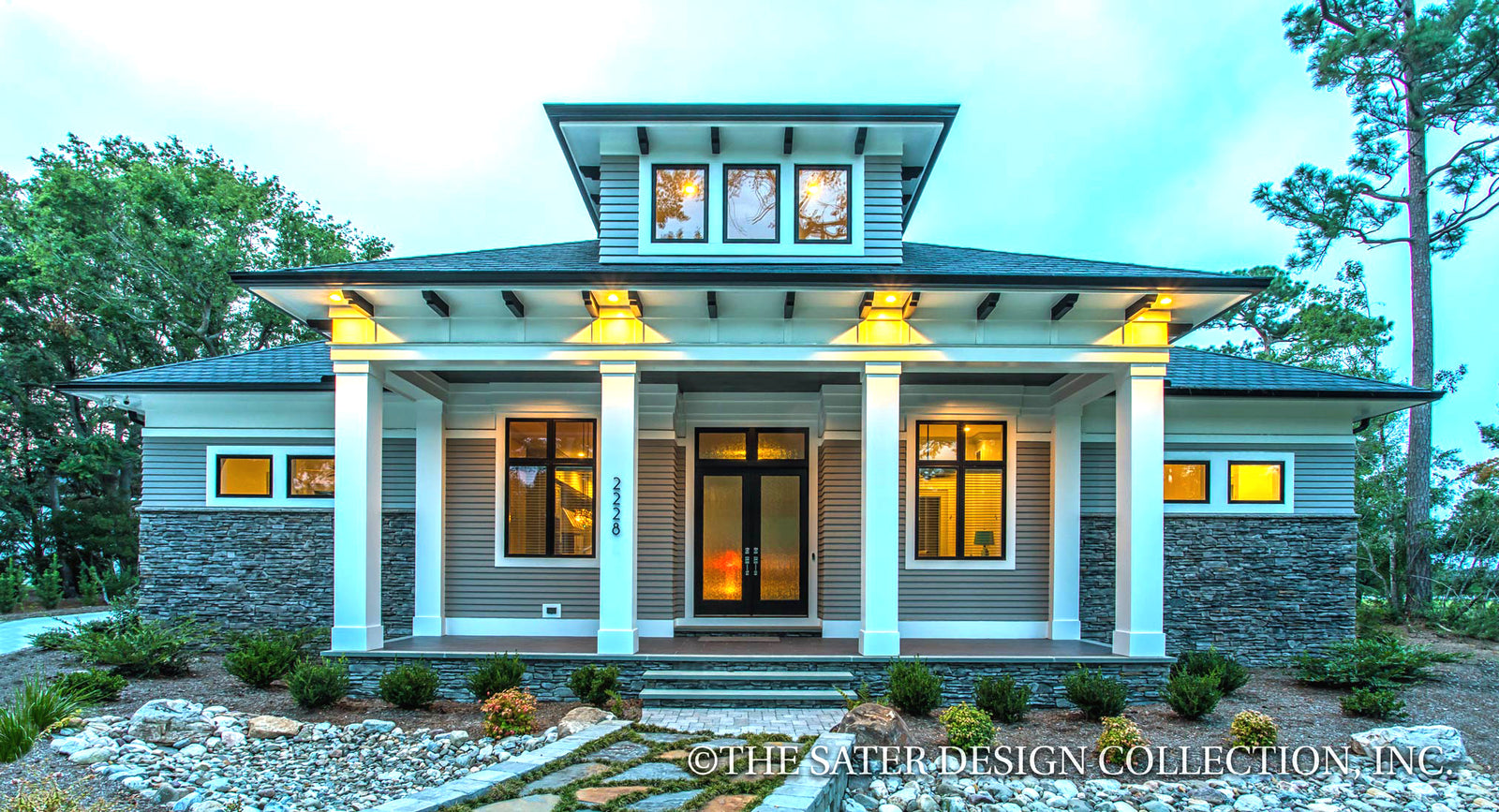 Bluffington House Plan Sater Design