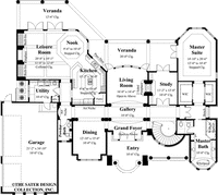 Royal Country Down-First Floor Plan-#8001