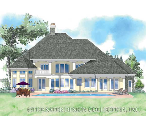 Clarissant-Rear Elevation-Plan #8002