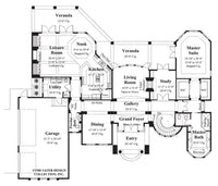 Alessandra-Main Level Floor Plan #8003