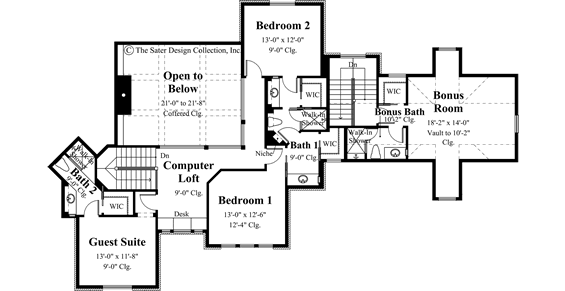 Channing-Upper Level Floor Plan-#8005