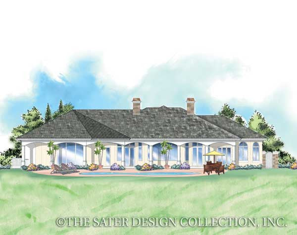 New Abbey-Rear Elevation-Plan #8008