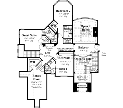 Elise-Upper level Floor Plan-#8012
