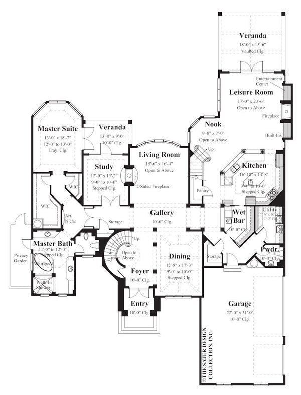 San Lorenzo-Main Level Floor Plan-#8014