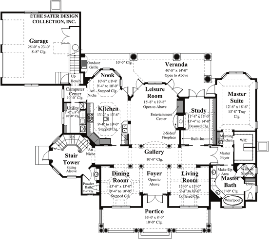 Bellamy Home Main Level Floor Plan -#8018