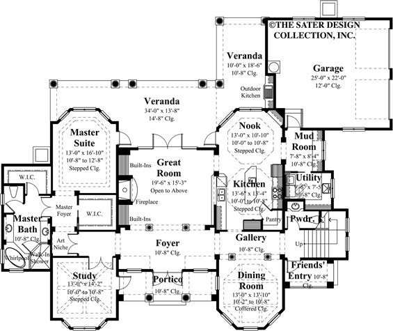 Ascott Main Level Floor Plan - Plan# 8019_M