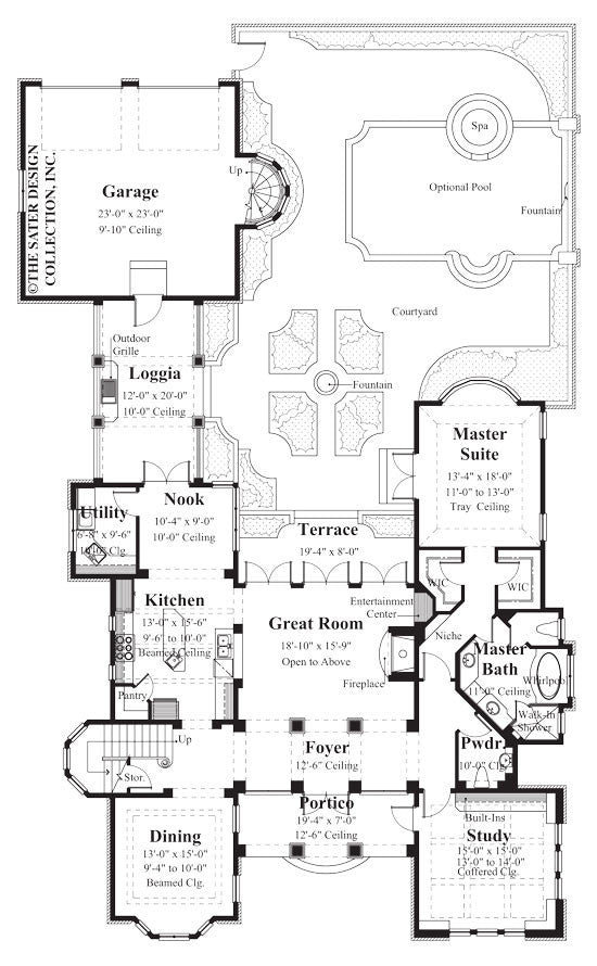 edmonton-main level floor plan-plan #8023