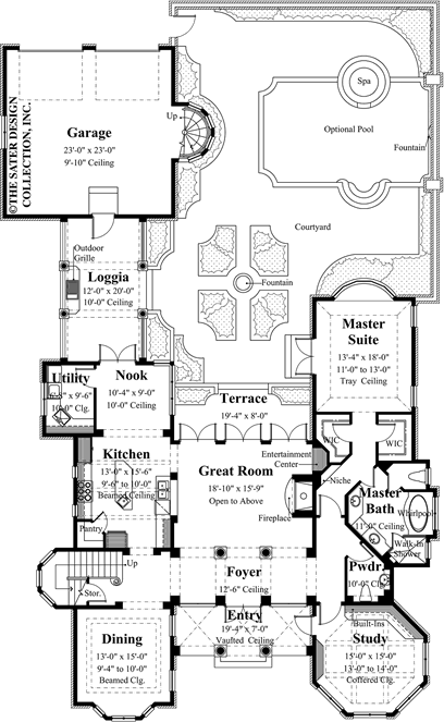 gabriel-main level floor plan-plan #8024