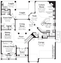 Isabella Home Main Level Floor Plan # 8033_U by Sater Designs